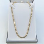 14ct. Gold Spiga Wheat Chain Necklace. 50 gms. NEW IN STOCK. SOLD.