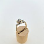 Hallmarked 9ct. Gold Panther Ring with Sapphires. NEW IN STOCK.