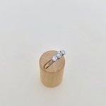 18ct. Gold &amp; Platinum 3-Stone Diamond Ring. NEW IN STOCK.