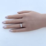 18ct. Gold &amp; Platinum 3-Stone Diamond Ring. NEW IN STOCK.