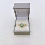 Hallmarked 9ct. Gold Opal Ring. NEW IN STOCK.
