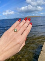 Hallmarked 9ct. Gold Opal Ring. NEW IN STOCK.