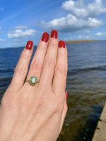 Hallmarked 9ct. Gold Opal Ring. NEW IN STOCK.