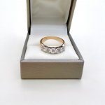 14ct. Yellow Gold 5-Stone Diamond Ring. SOLD.
