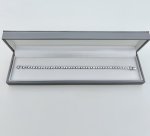 Sparkling Silver Tennis Bracelet. NEW STOCK.