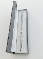 Sparkling Silver Tennis Bracelet. NEW STOCK.