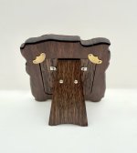 Vintage Silver Photo Frame / Swans. 