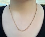 Antique / Victorian 9ct. Gold Belcher Chain 19