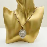 Buddha Head Pendant - Brass setting. NEW STOCK.