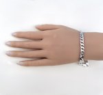 Hallmarked Silver Curb / Cuban Link Bracelet. NEW STOCK.