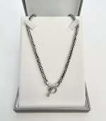 Silver 18½" Foxtail Chain. NEW STOCK.