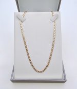 9ct. Yellow Gold 21" Curb Link Chain. NEW STOCK.