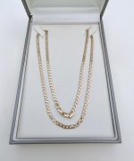 9ct. Yellow Gold 21" Curb Link Chain. NEW STOCK.