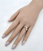 9ct. Gold Ring - Contemporary Abstract Design. NEW STOCK.