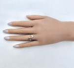 9ct. Gold Ring - Contemporary Abstract Design. NEW STOCK.