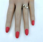 9ct. Gold Ring - Contemporary Abstract Design. NEW STOCK.