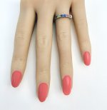 9ct. Yellow Gold Multi-Gemstone Ring. NEW STOCK.