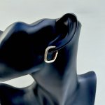 9ct. Yellow Gold Square Hoop Earrings. NEW STOCK. 