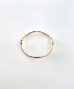 Contemporary 9ct. Yellow Gold Wave Bangle. NEW STOCK. SOLD. 