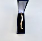 Contemporary 9ct. Yellow Gold Wave Bangle. NEW STOCK. SOLD. 