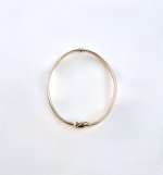 Contemporary 9ct. Yellow Gold Wave Bangle. NEW STOCK. SOLD. 