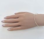 Hallmarked Italian Slim 9ct. Yellow Gold Bangle. NEW STOCK.