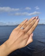 18ct. Yellow Gold Diamond Oval Set Ring. NEW ARRIVAL.