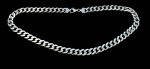 Heavy Silver Curb / Cuban Link Chain 19¾". NEW STOCK. 