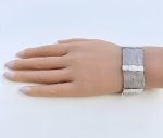 Edwardian Silver Mesh Bracelet. NEW STOCK. 
