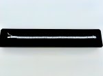 Silver CZ Tennis Bracelet / Square Appearance. NEW IN.