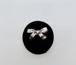 Silver Bow Brooch.  NEW STOCK.