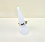 9ct. Yellow Gold Multi-Gemstone Ring. NEW STOCK.