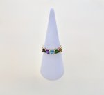 9ct. Yellow Gold Multi-Gemstone Ring. NEW STOCK.