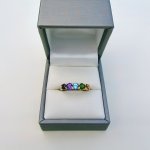 9ct. Yellow Gold Multi-Gemstone Ring. NEW STOCK.